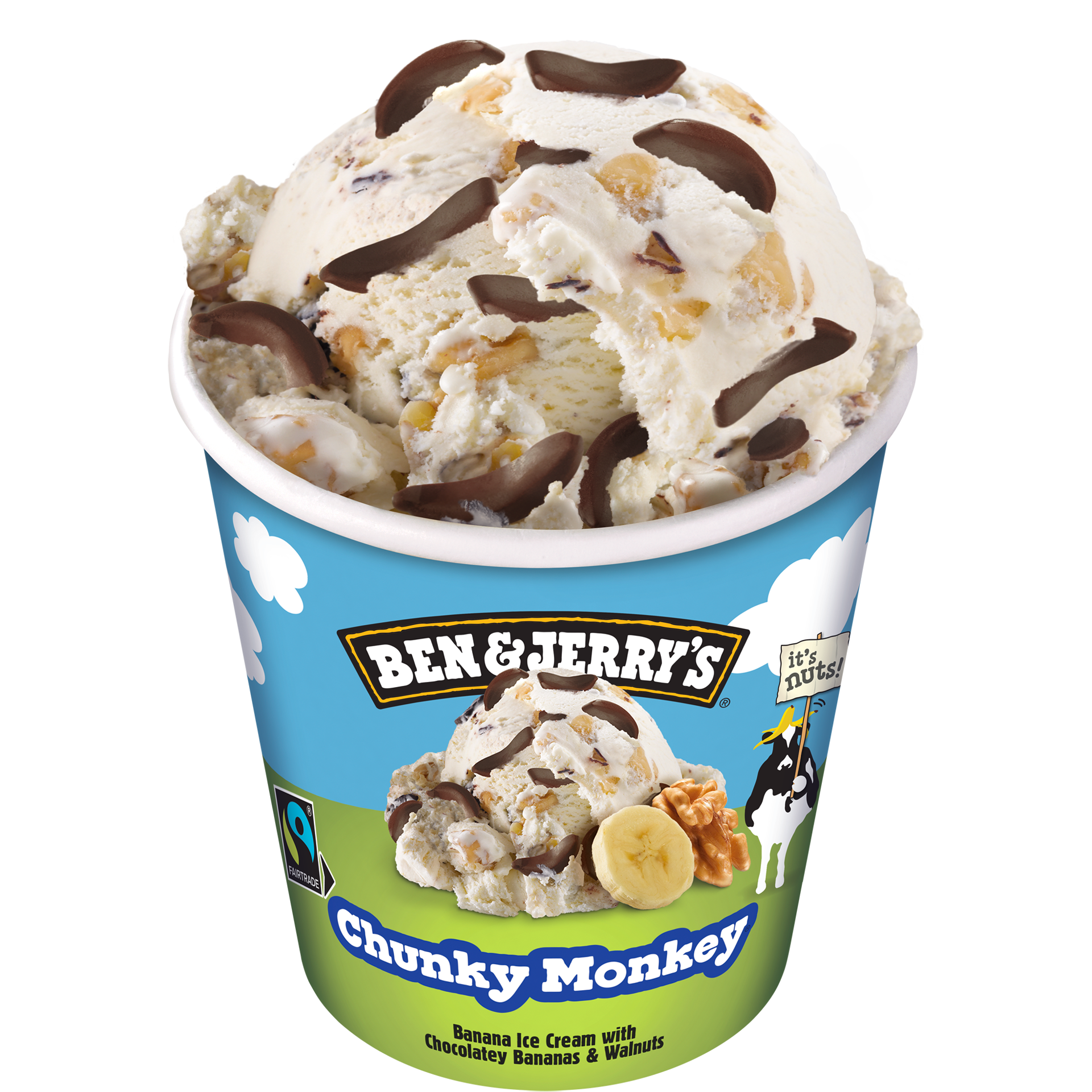 Chunky Monkey Ice Cream - Pint