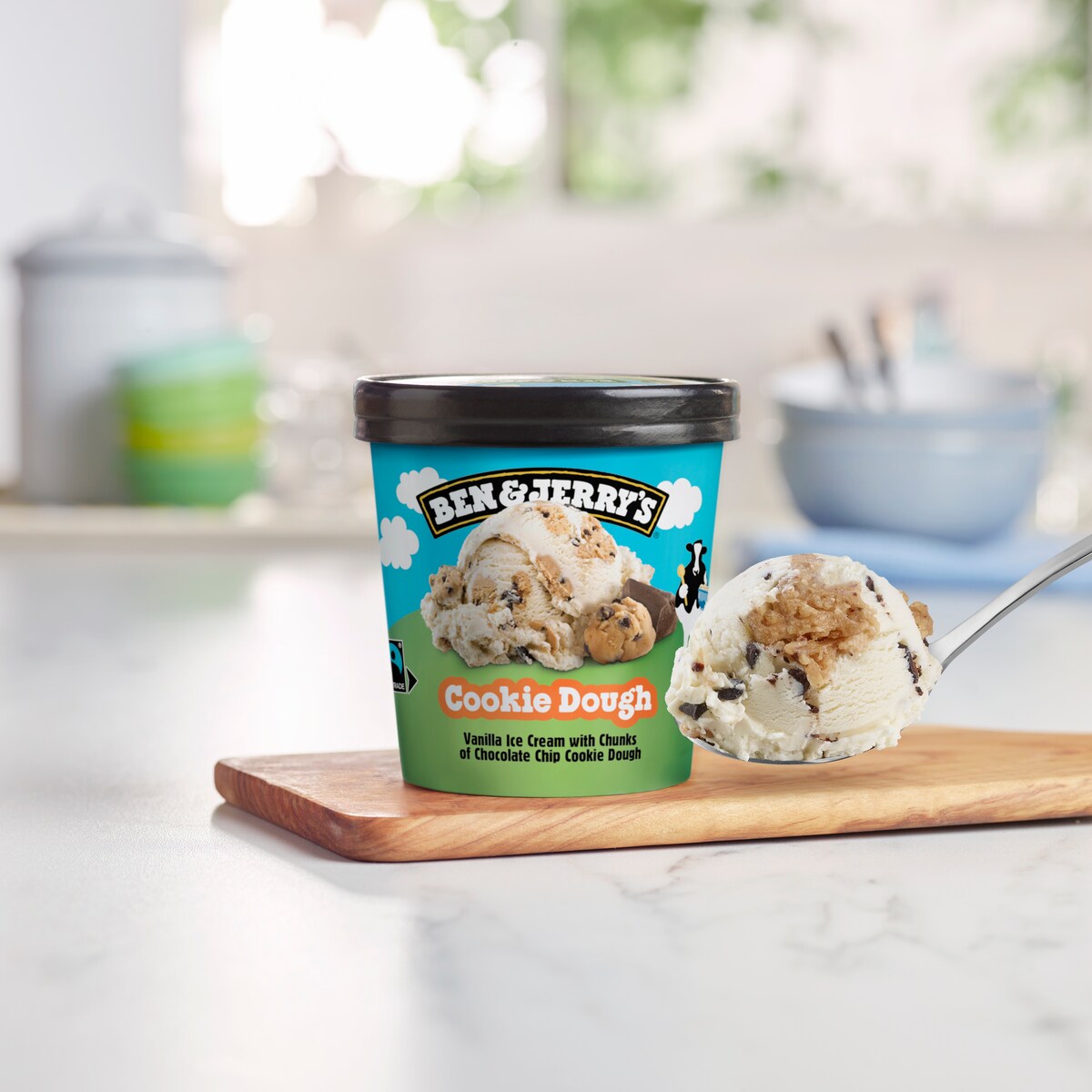 Chocolate Chip Cookie Dough Glass -Tub 3 / 4