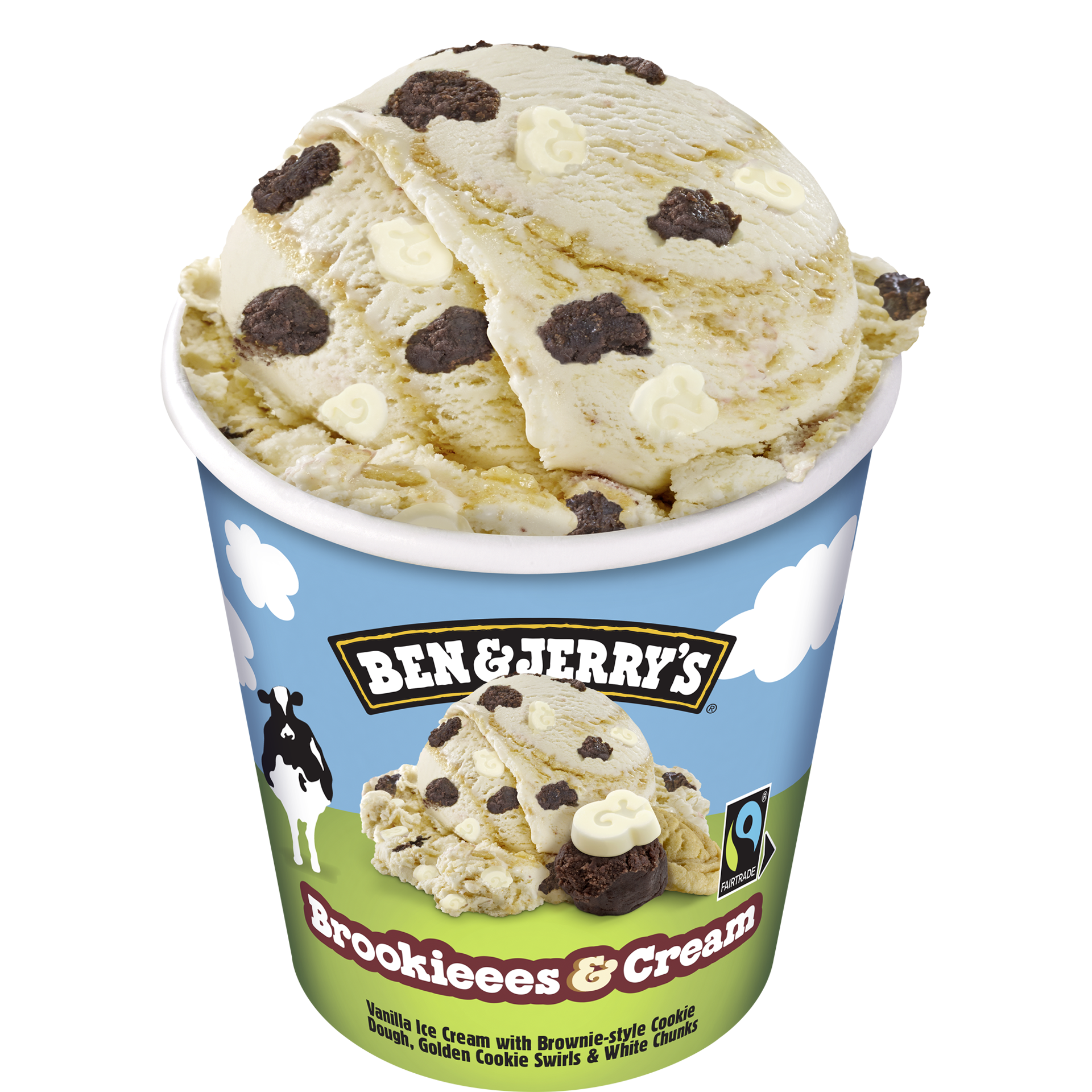 Brookieees & Cream Original Ice Cream Dessert Ice cream