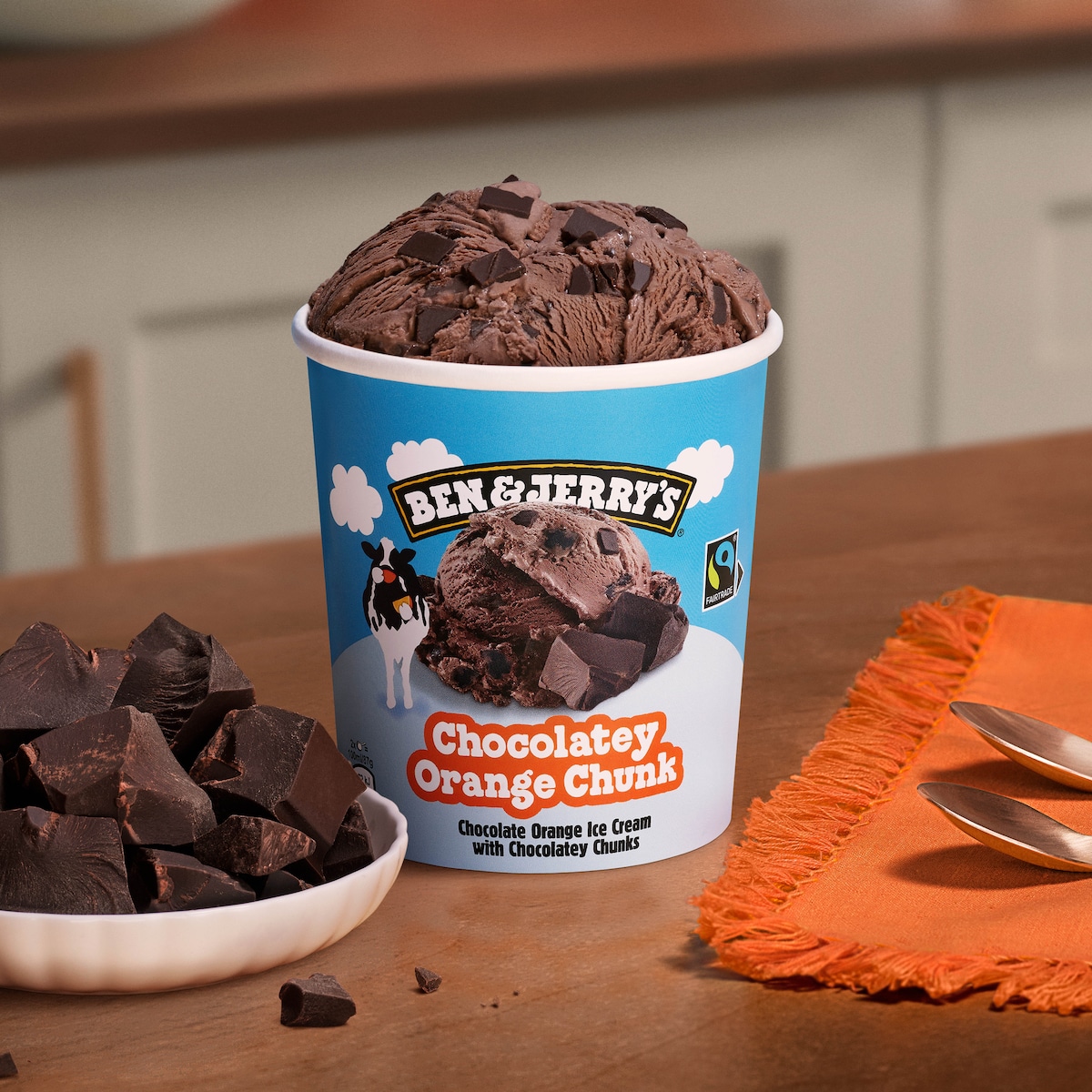 Chocolatey Orange Chunk Glass - Tub 3 / 4