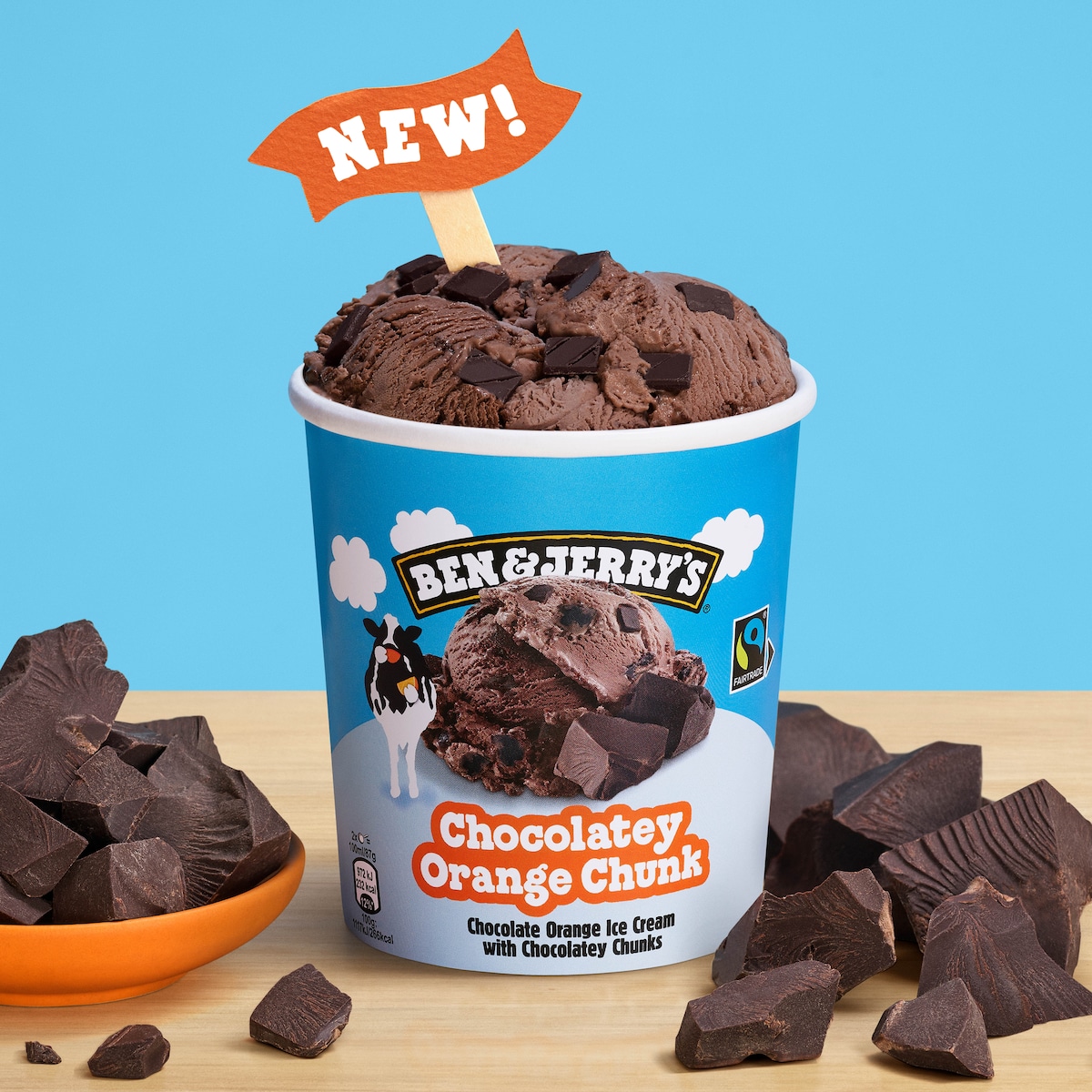 Chocolatey Orange Chunk Glass - Tub 2 / 4
