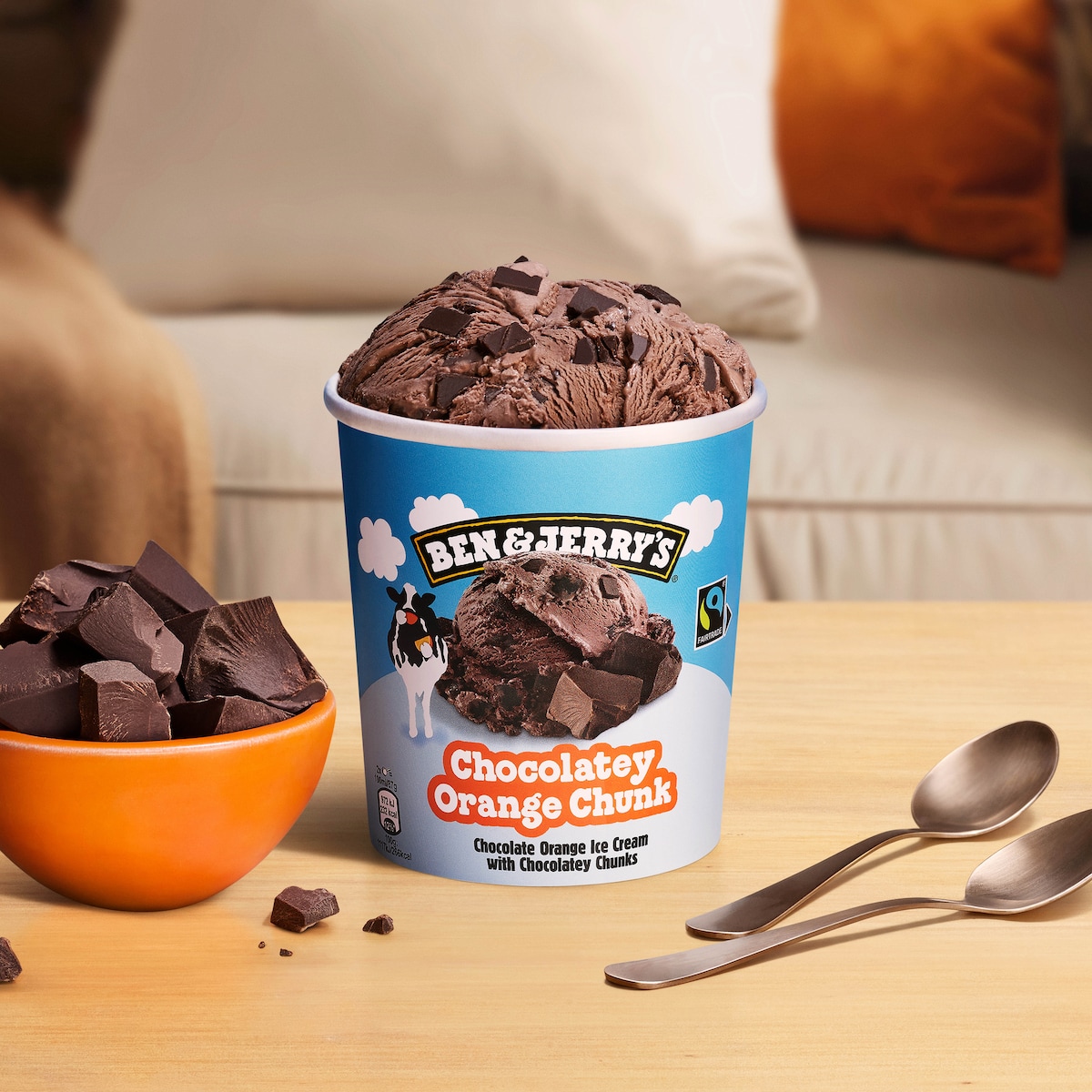 Chocolatey Orange Chunk Glass - Tub 4 / 4