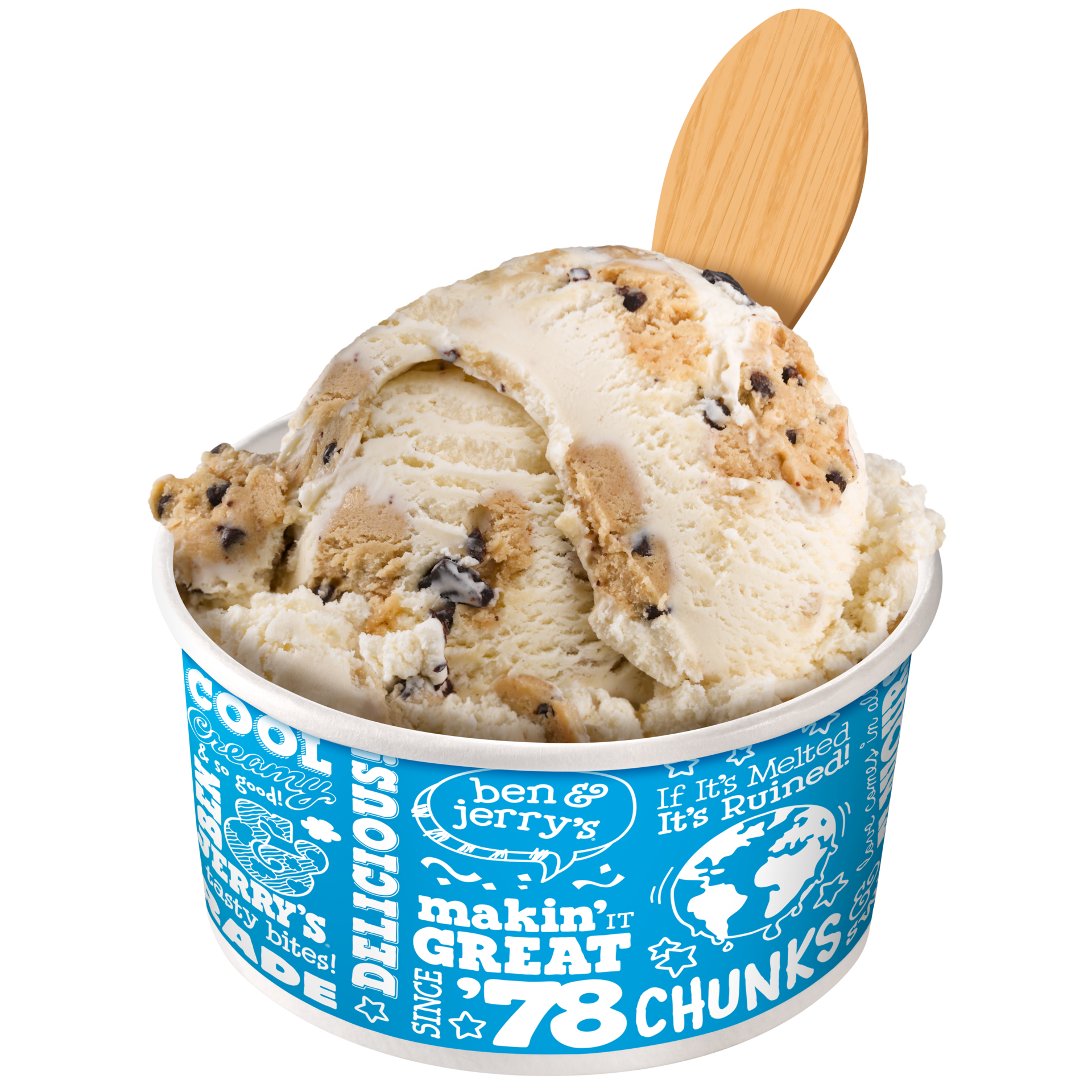 Cookie Dough Original Ice Cream Scooping Ice cream