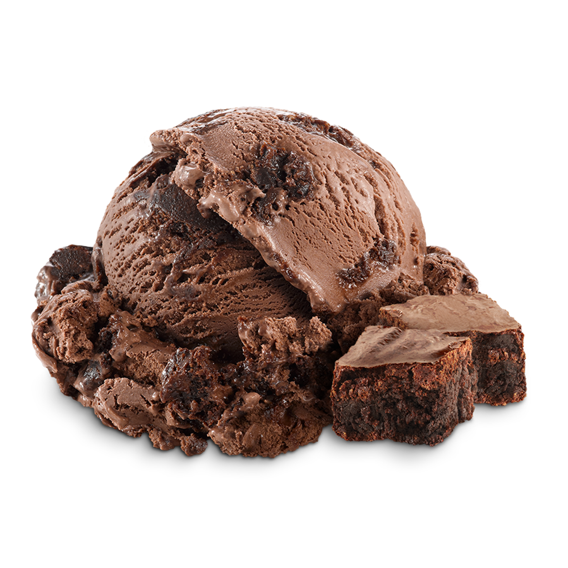 A scoop of ice cream
