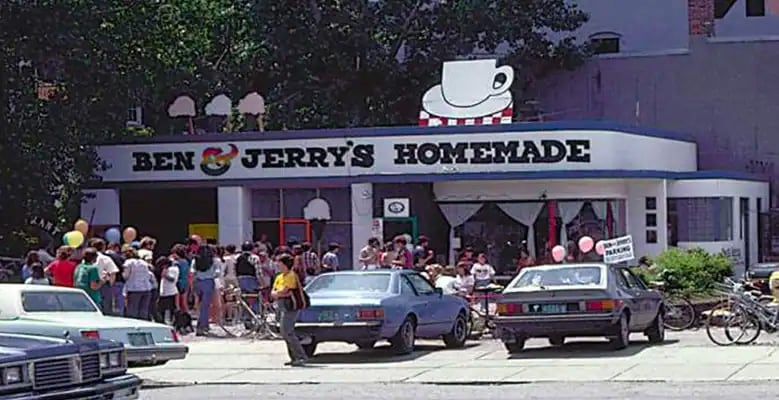 Ben and Jerry's bensinmack